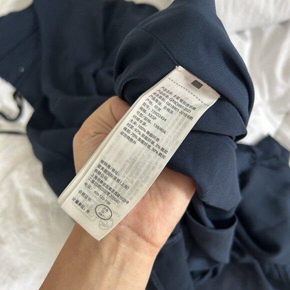 ABERCROMBIE & FITCH Women’s Camille Satin Slit Midi Slip Dress Blue Size XXS P - Picture 15 of 16